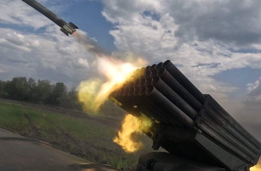  Russia Says It Destroyed Ukrainian Positions Using ‘Grad’ MLRS Rockets