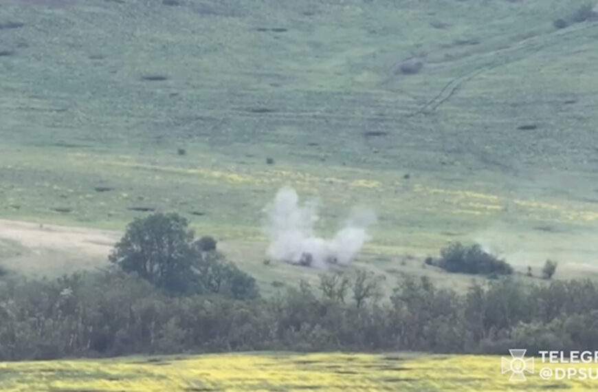 Ukrainian Border Guards Use Mortars To Take Out Russian Infantry Group Near Bakhmut