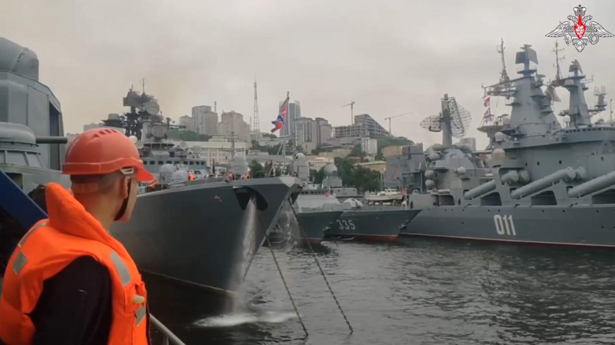  Russian Warships Leave Vladivostok For Exercises With…