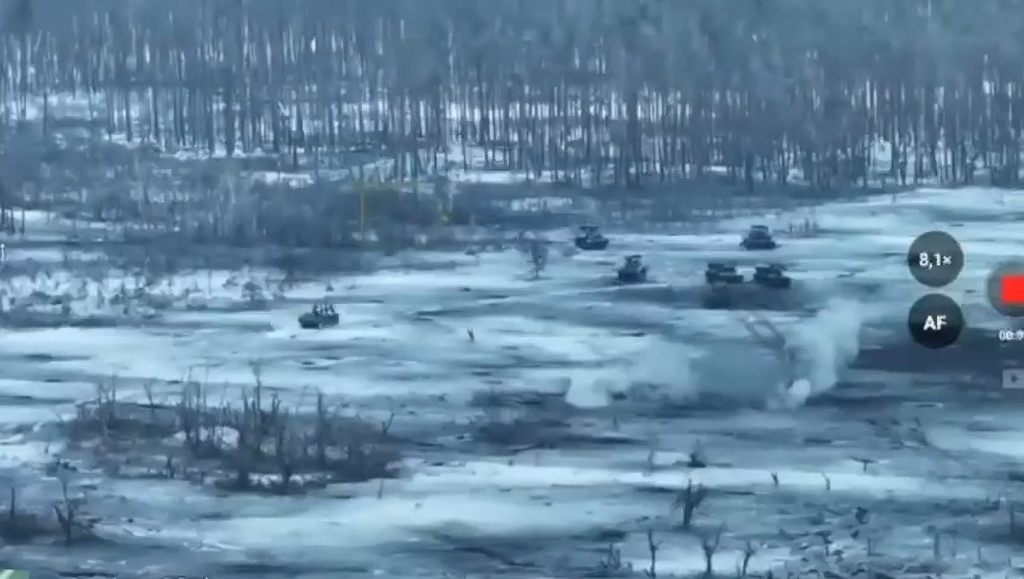 Read more about the article  Ukrainian Forces Destroy Russian Armoured Vehicles On Luhansk Frontlines