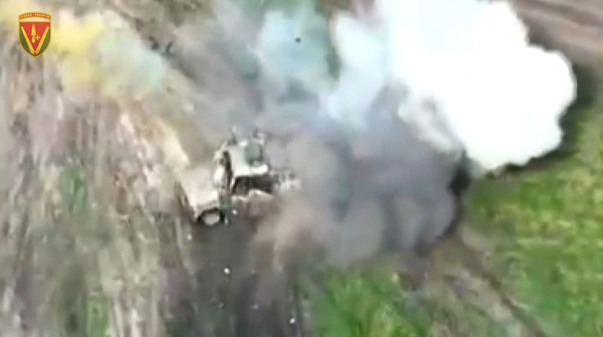 Ukrainian Drones Blow Up Russian Jeep And Take Out Infantry