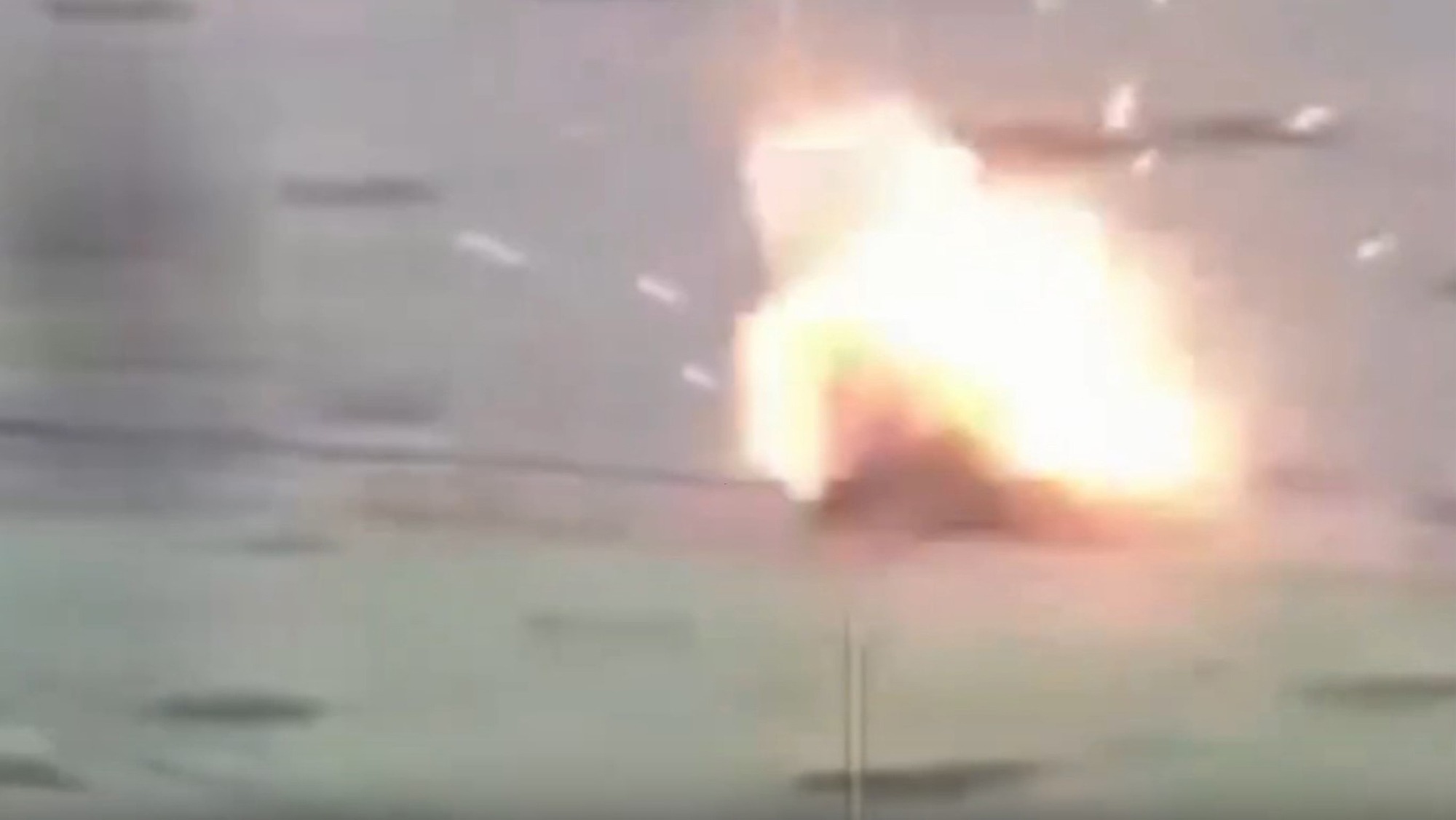 Ukrainian Forces Destroy Russian Armoured Vehicle In Huge Blast